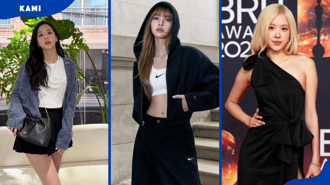 The Blackpink music group members The Blackpink music group members