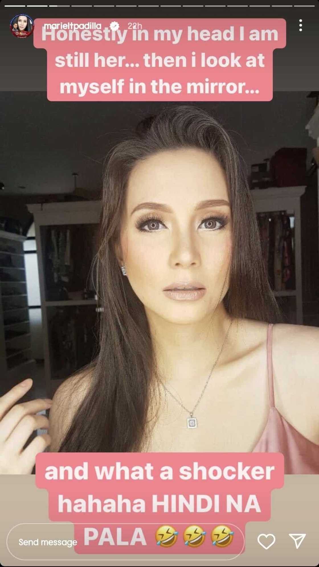 Mariel Padilla posts stunning old selfie; pens hilarious message about it Mariel Padilla posts stunning old selfie; pens hilarious message about it