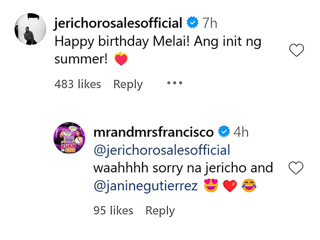Janine Gutierrez, may makulit na caption sa selfie nila ni Melai Cantiveros Janine Gutierrez, may makulit na caption sa selfie nila ni Melai Cantiveros