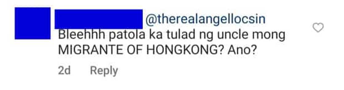 Angel Locsin goes on "patola" mode sa basher: "Mas problema naman face at ugali mo" Angel Locsin goes on "patola" mode sa basher: "Mas problema naman face at ugali mo"