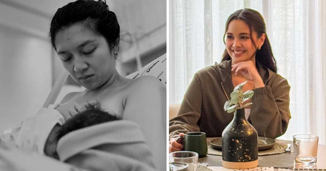 Celebrities react to Mav Gonzales' difficult childbirth experience (Photos: @mav_gonzales, @meganbata)