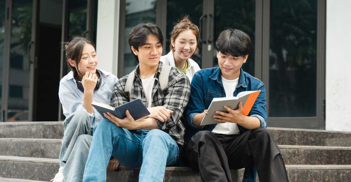 Four students Four students