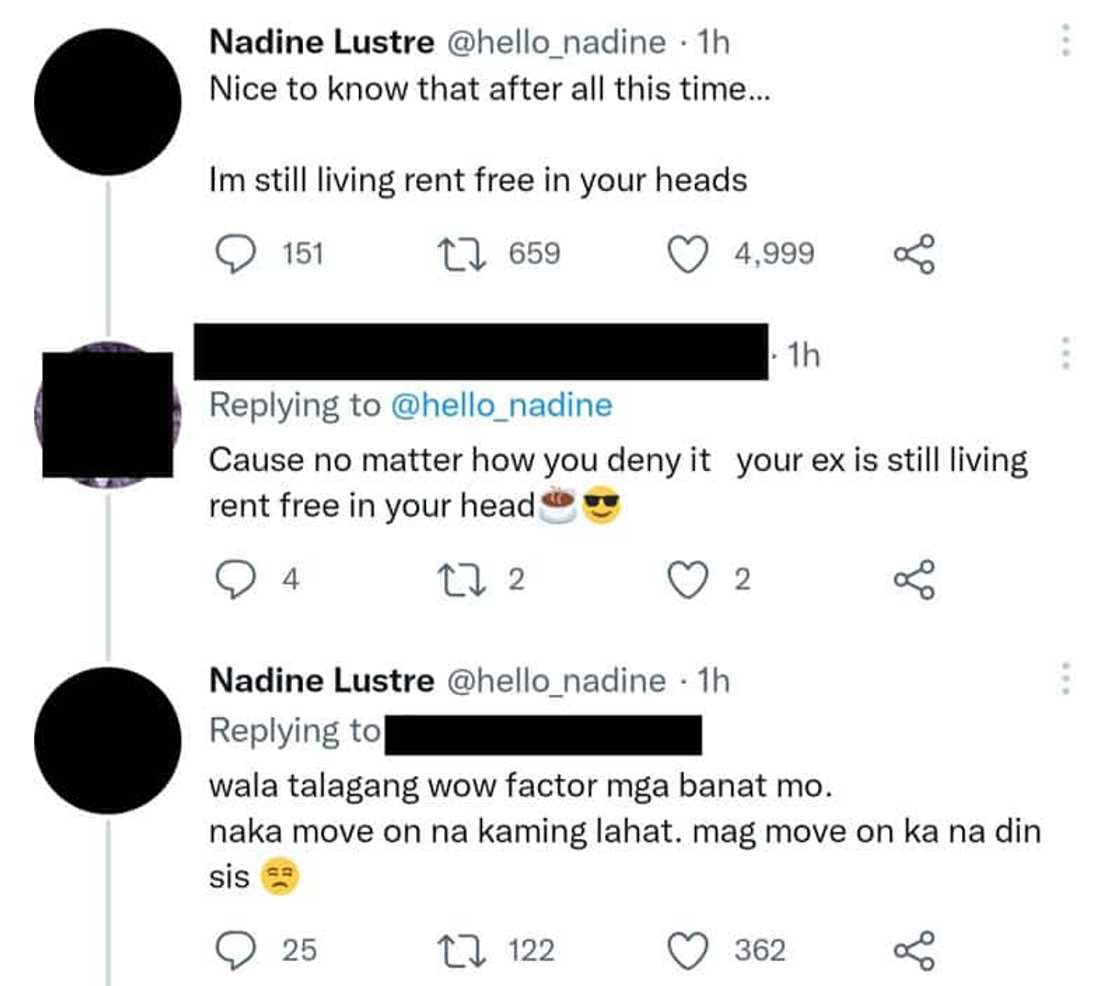 Nadine Lustre, rumesbak nang bongga sa basher na kinonek ang dragon tattoo niya sa hindi pag move on