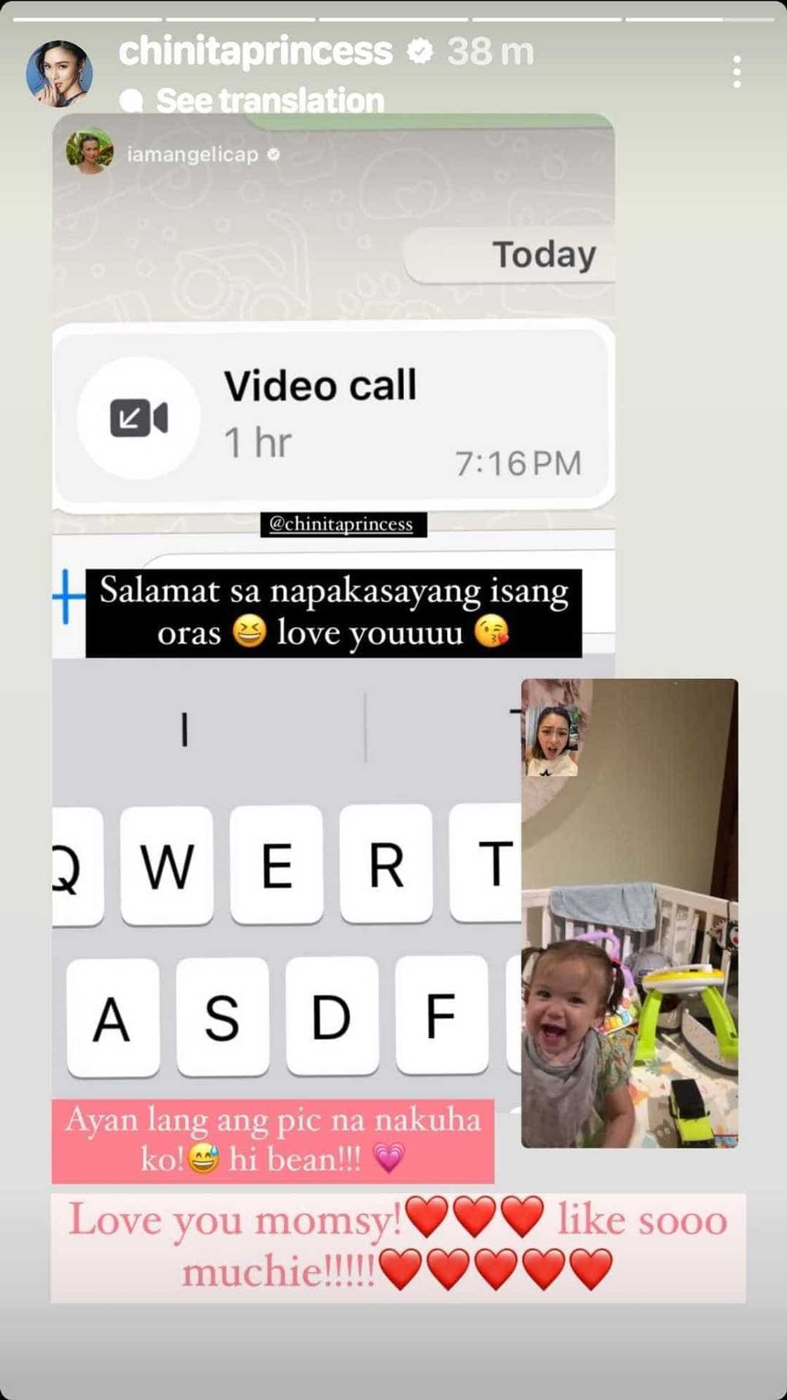 Kim Chiu, nagpasilip ng cute moment mula sa video call nila ni Angelica Panganiban kasama si Bean Kim Chiu, nagpasilip ng cute moment mula sa video call nila ni Angelica Panganiban kasama si Bean
