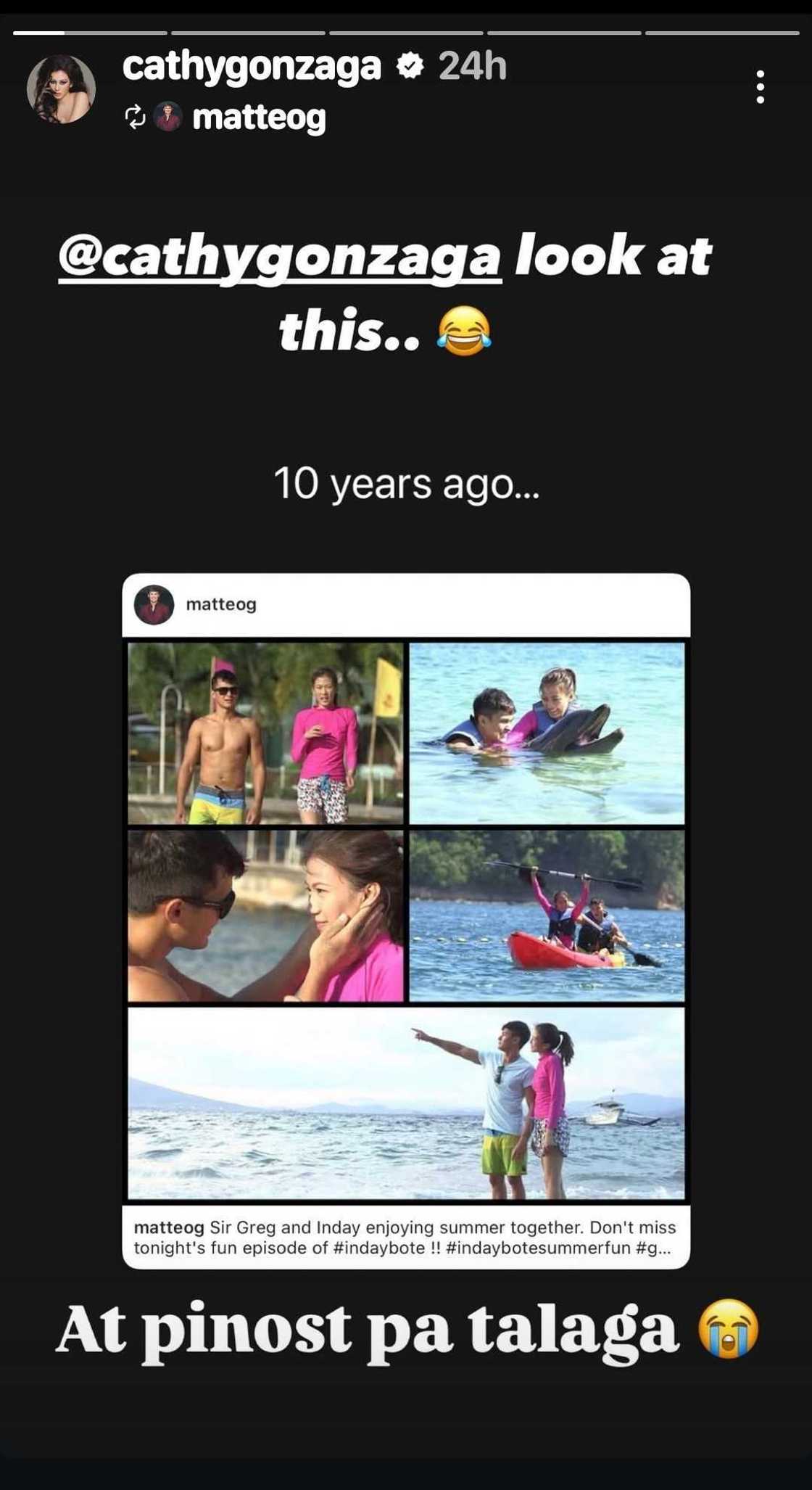 Alex Gonzaga, makulit na nag-react sa pa-throwback ni Matteo Guidicelli Alex Gonzaga, makulit na nag-react sa pa-throwback ni Matteo Guidicelli