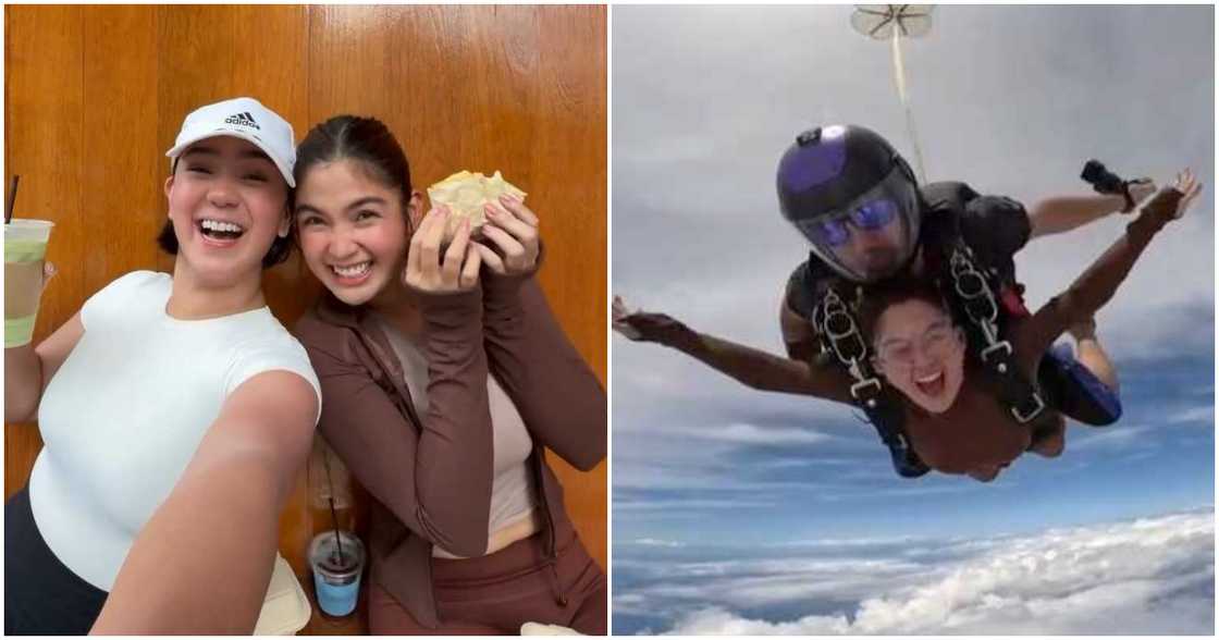 Mikee Quintos at Heaven Peralejo, matapang na nag-skydiving sa Hawaii