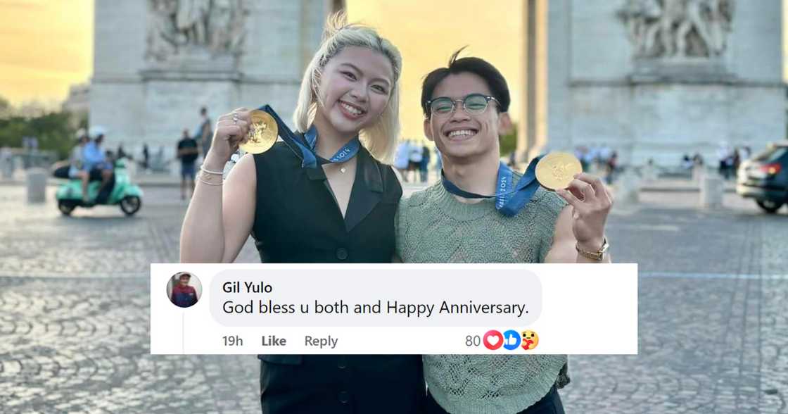 Carlos Yulo at Chloe San Jose, nag-reply sa greeting sa kanila ng lolo ni Caloy Carlos Yulo at Chloe San Jose, nag-reply sa greeting sa kanila ng lolo ni Caloy