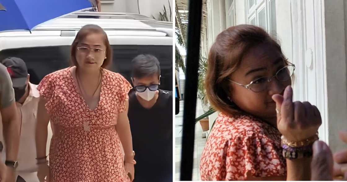 Sarah Discaya’s lighthearted gesture at DOJ visit draws attention