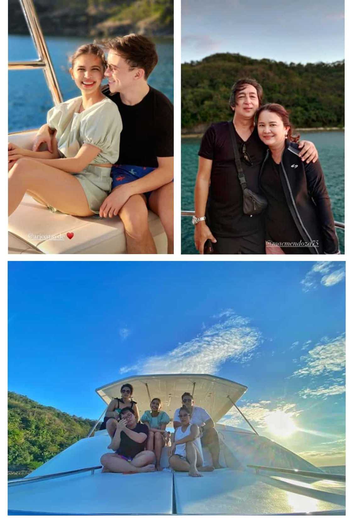 Maine Mendoza, Arjo Atayde go on yacht getaway with family, 'Daddy's Gurl' stars Maine Mendoza, Arjo Atayde go on yacht getaway with family, 'Daddy's Gurl' stars