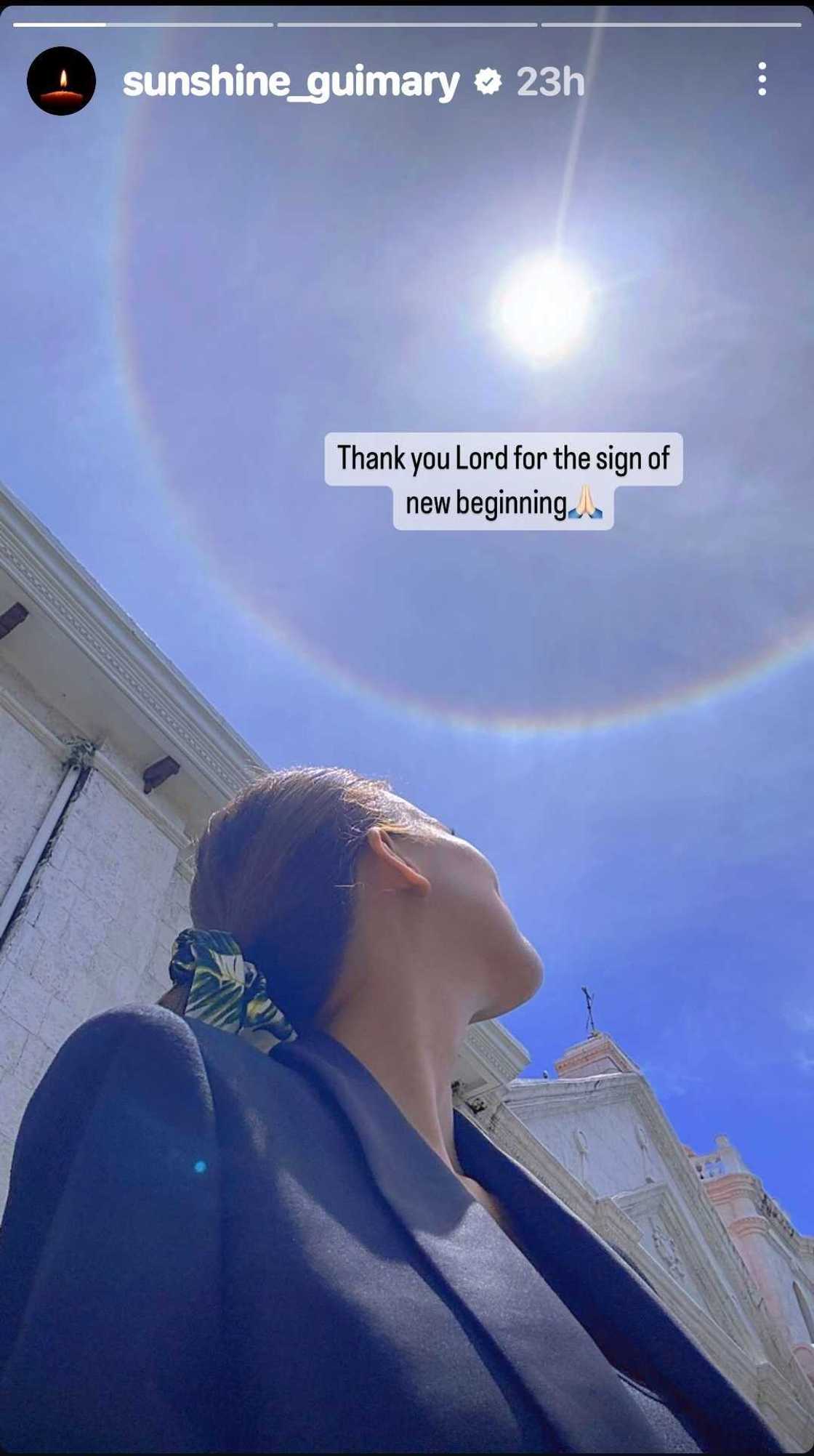 Sunshine Guimary, may makahulugang post ukol sa "sign of new beginning" Sunshine Guimary, may makahulugang post ukol sa "sign of new beginning"