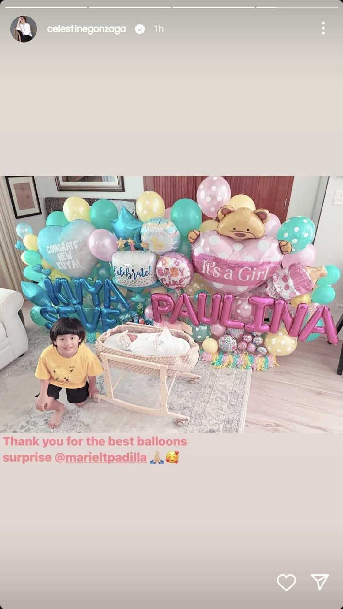 Toni Gonzaga, pinasalamatan si Mariel Padilla sa sorpresa nito matapos niyang manganak Toni Gonzaga, pinasalamatan si Mariel Padilla sa sorpresa nito matapos niyang manganak