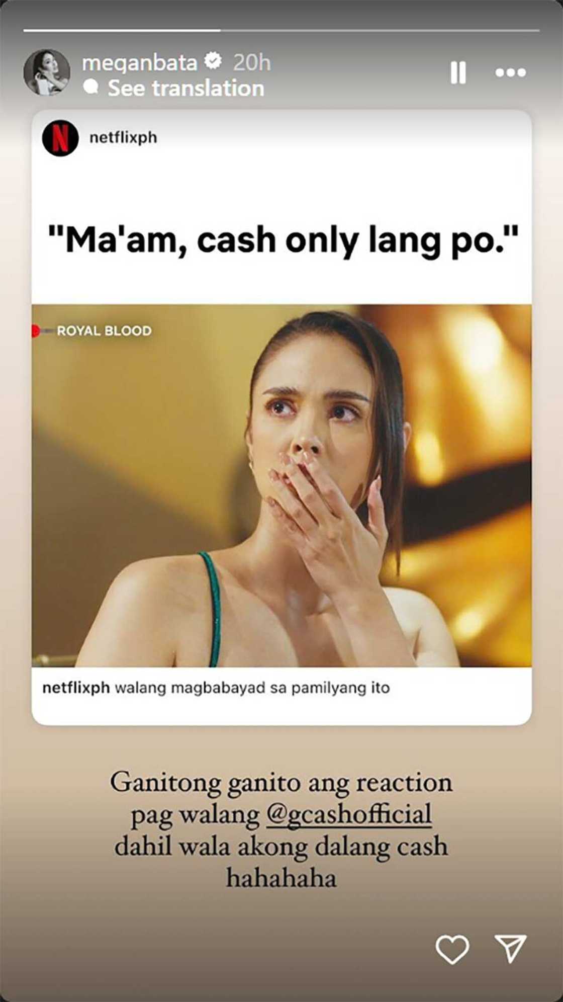 Megan Young, may nakatutuwang post sa socmed: “Ganito ang reaction pag walang gcash” Megan Young, may nakatutuwang post sa socmed: “Ganito ang reaction pag walang gcash”