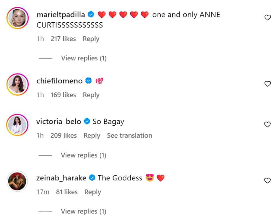 Mariel Padilla, Zeinab Harake, other celebs gush over Anne Curtis’ new look Mariel Padilla, Zeinab Harake, other celebs gush over Anne Curtis’ new look