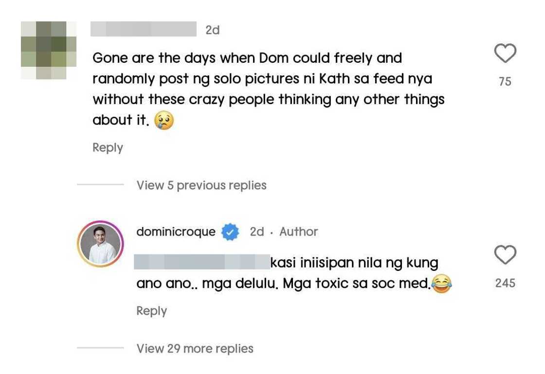 Dominic Roque addresses bashing of his post with Kathryn Bernardo: "Mga delulu" Dominic Roque addresses bashing of his post with Kathryn Bernardo: "Mga delulu"