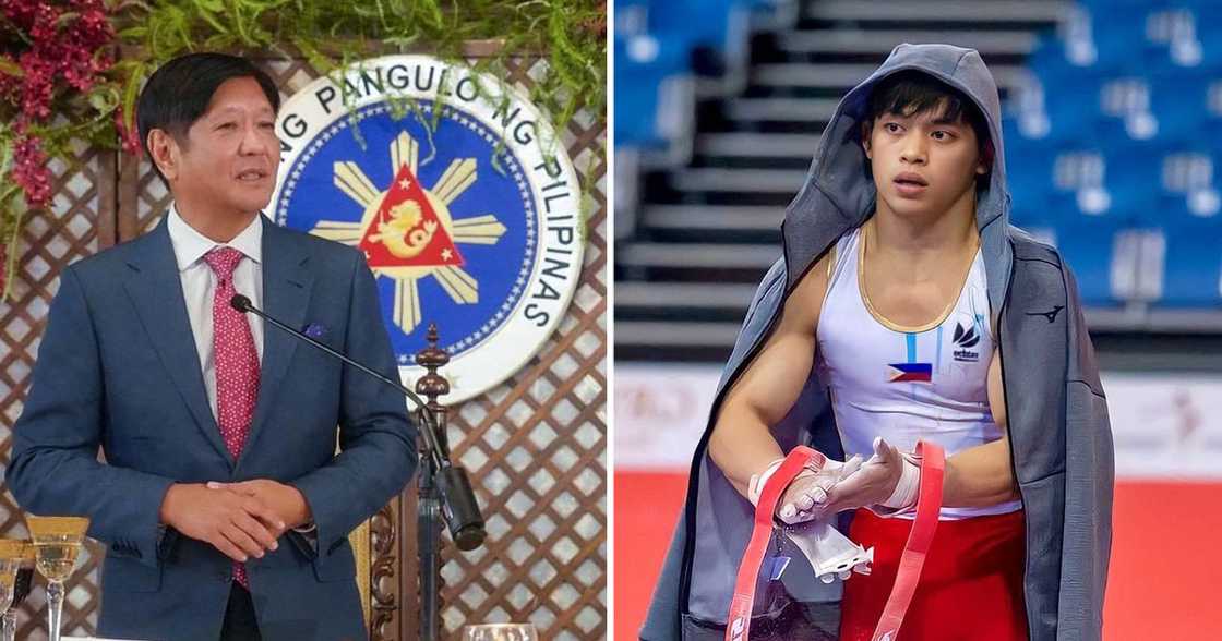 President Bongbong Marcos, kinongratulate si Carlos Yulo matapos manalo ng Olympic gold medal President Bongbong Marcos, kinongratulate si Carlos Yulo matapos manalo ng Olympic gold medal