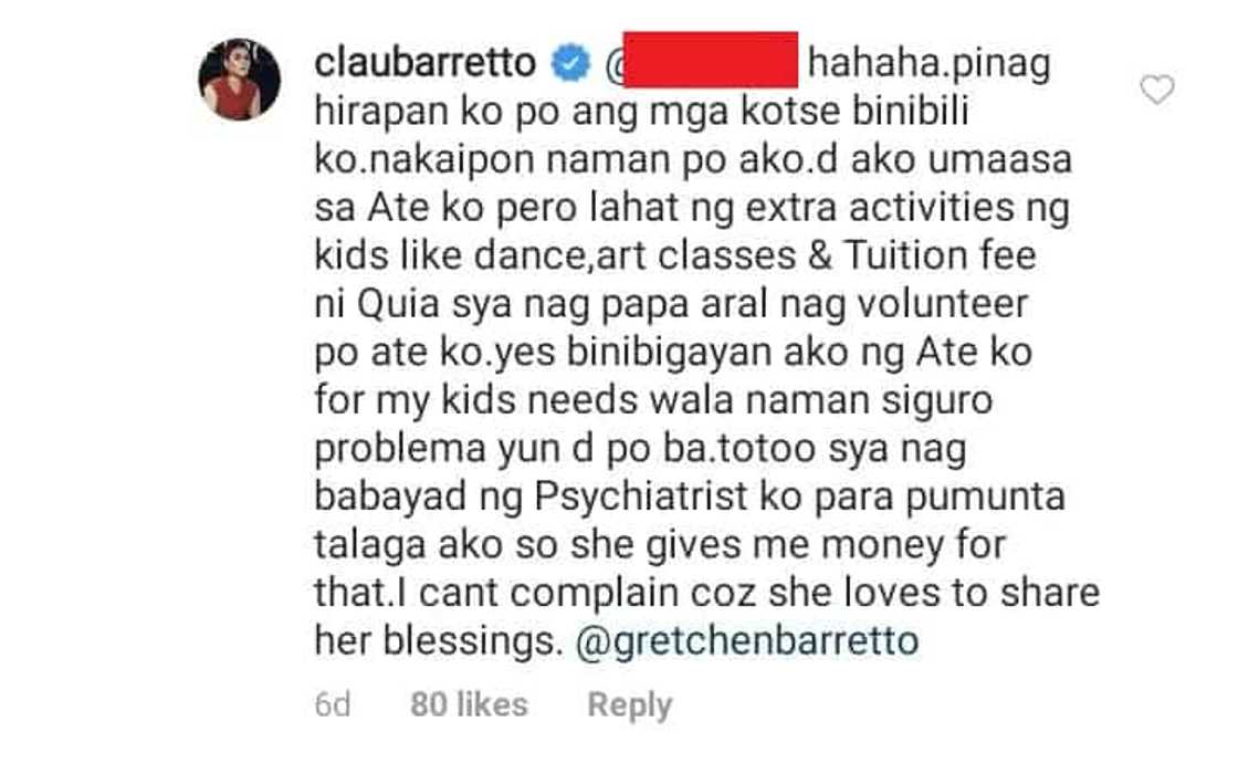 Claudine Barretto details financial contributions from sister Gretchen Barretto Claudine Barretto details financial contributions from sister Gretchen Barretto