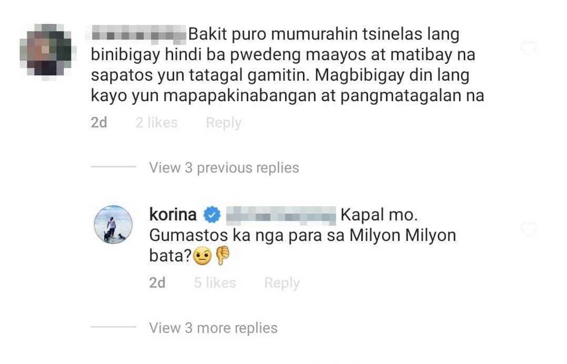 Korina Sanchez, sinupalpal ang basher na nagsabing mumurahin ang giveaways niya Korina Sanchez, sinupalpal ang basher na nagsabing mumurahin ang giveaways niya
