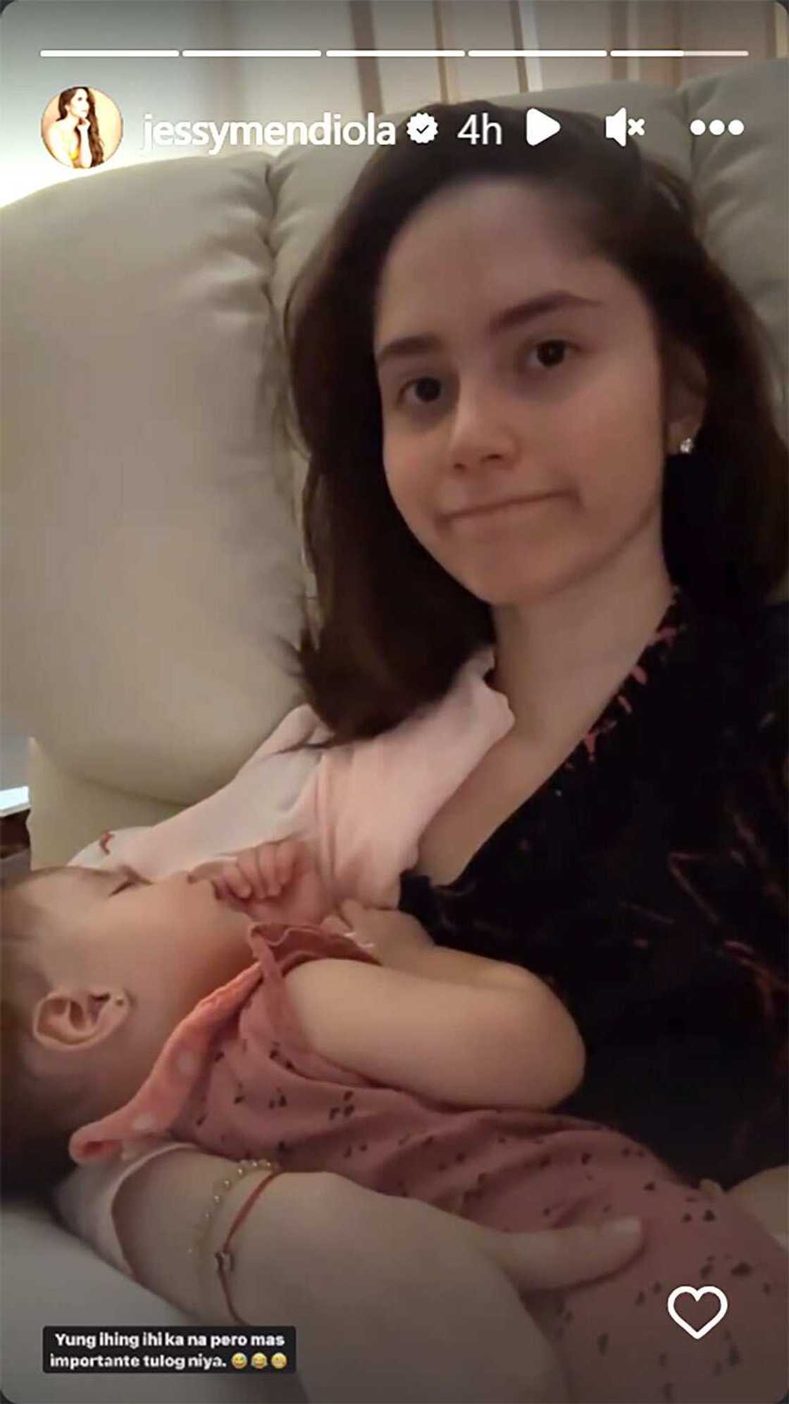 Jessy Mendiola, ihing-ihi na pero di magawa dahil mas importante ang tulog ni Baby Peanut Jessy Mendiola, ihing-ihi na pero di magawa dahil mas importante ang tulog ni Baby Peanut