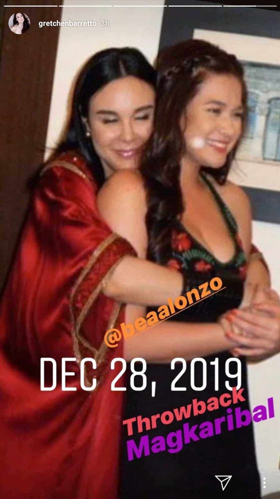 Gretchen Barretto reacts to Bea Alonzo’s post; posts sweet photo together Gretchen Barretto reacts to Bea Alonzo’s post; posts sweet photo together