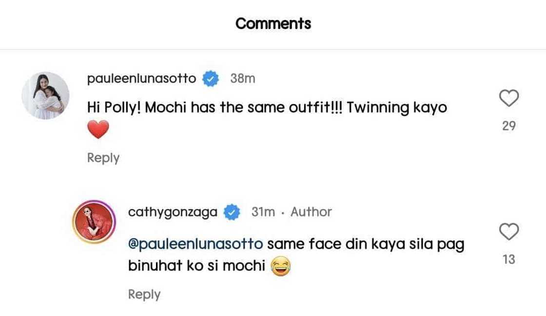 Palitan nina Pauleen Luna at Alex Gonzaga tungkol kay Mochi, kinagiliwan online Palitan nina Pauleen Luna at Alex Gonzaga tungkol kay Mochi, kinagiliwan online