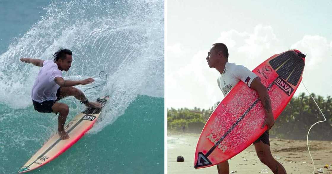 Philmar Alipayo, ibinahagi buwis-buhay na karanasan sa surfing: “Tinamaan ako ng tail ng board ko” Philmar Alipayo, ibinahagi buwis-buhay na karanasan sa surfing: “Tinamaan ako ng tail ng board ko”