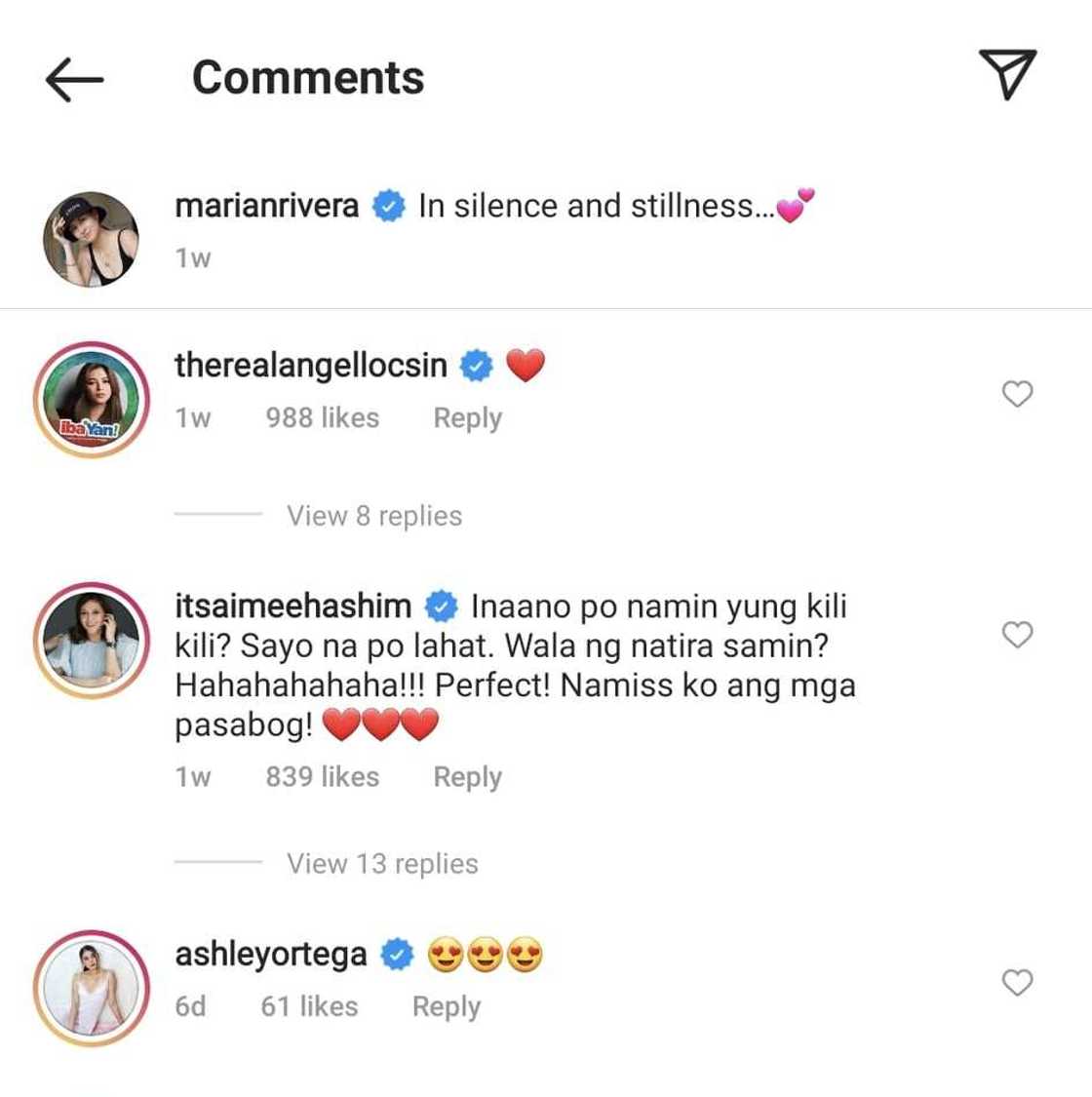 Marian Rivera's 'kili-kili' photo earns hilarious reactions from celebrities, netizens Marian Rivera's 'kili-kili' photo earns hilarious reactions from celebrities, netizens
