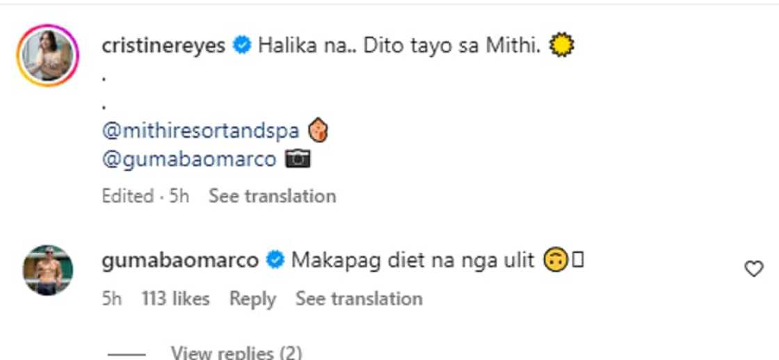 Cristine Reyes/@cristinereyes Cristine Reyes/@cristinereyes