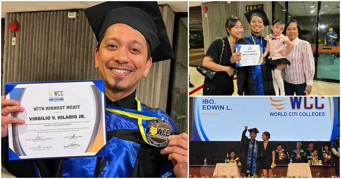 Jhong Hilario, nakatanggap ng "highest merits" sa pagtatapos nya ng Masters degree Jhong Hilario, nakatanggap ng "highest merits" sa pagtatapos nya ng Masters degree