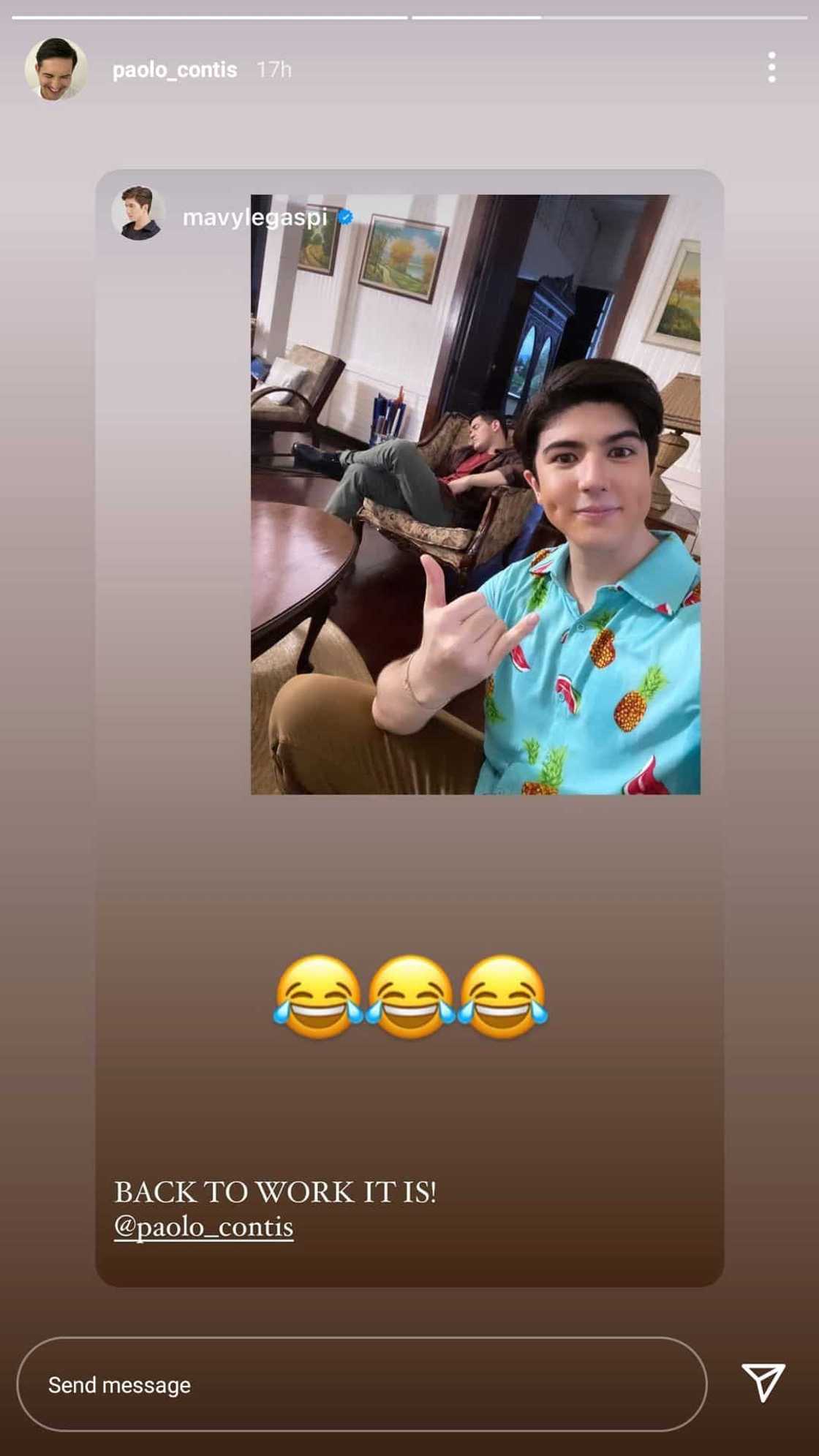 Pagkatapos umawra ni LJ Reyes sa New York, unang post ni Paolo Contis, nagpapakitang naka-focus siya sa taping Pagkatapos umawra ni LJ Reyes sa New York, unang post ni Paolo Contis, nagpapakitang naka-focus siya sa taping