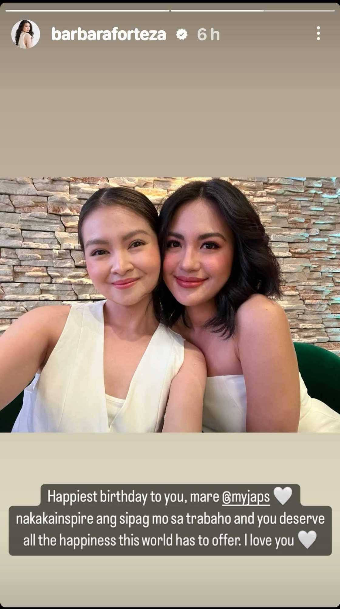 Barbie Forteza pens heartfelt birthday greeting for her “mare” Julie Anne San Jose Barbie Forteza pens heartfelt birthday greeting for her “mare” Julie Anne San Jose