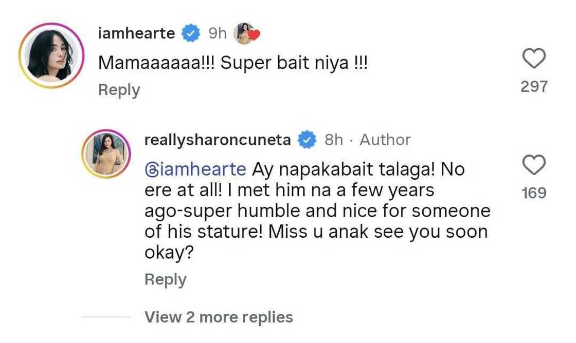 Sharon Cuneta, todo kilig sa picture ni Heart Evangelista kasama ang isang Korean star Sharon Cuneta, todo kilig sa picture ni Heart Evangelista kasama ang isang Korean star
