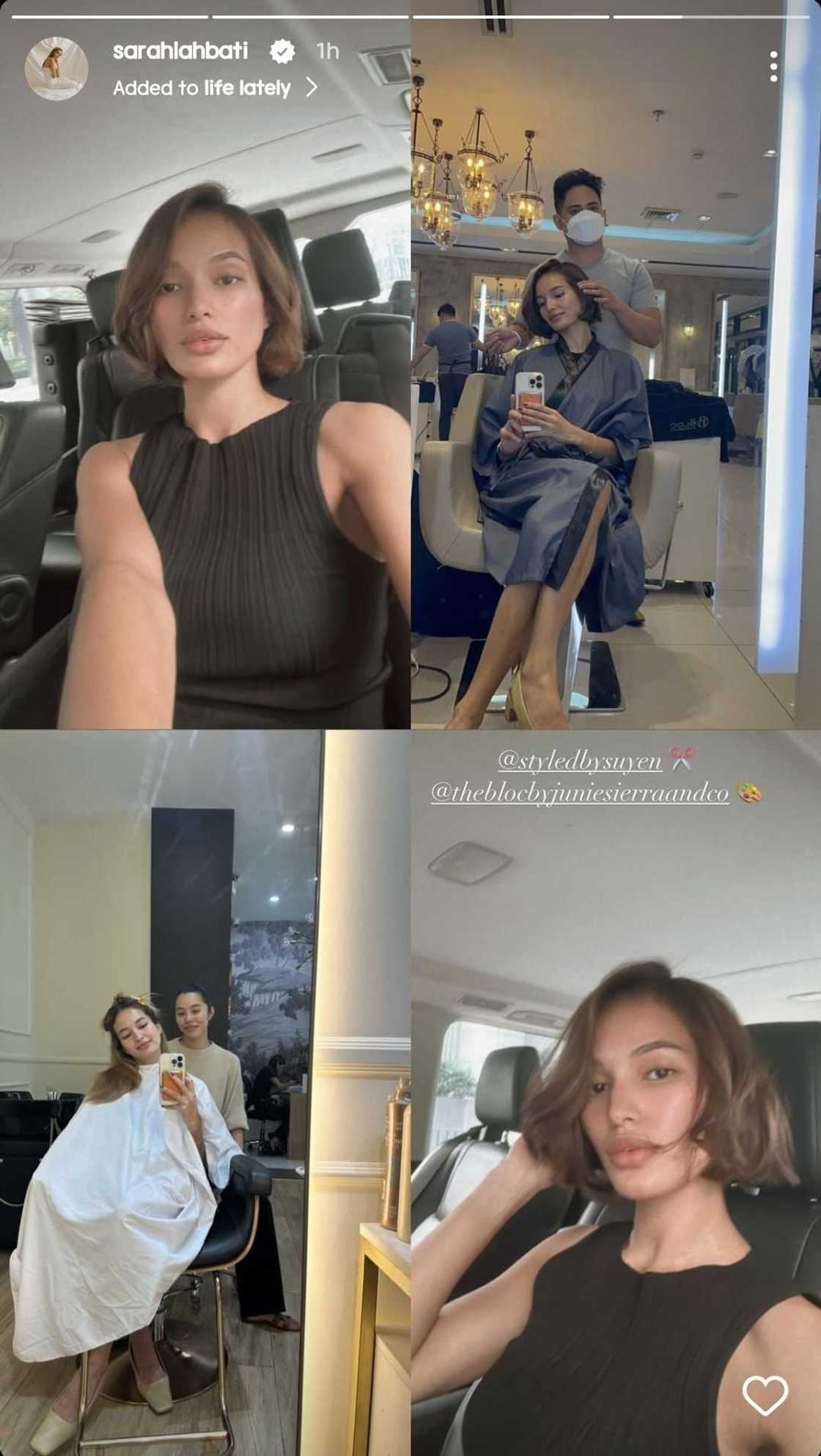 Sarah Lahbati debuts new hairstyle in viral online post Sarah Lahbati debuts new hairstyle in viral online post