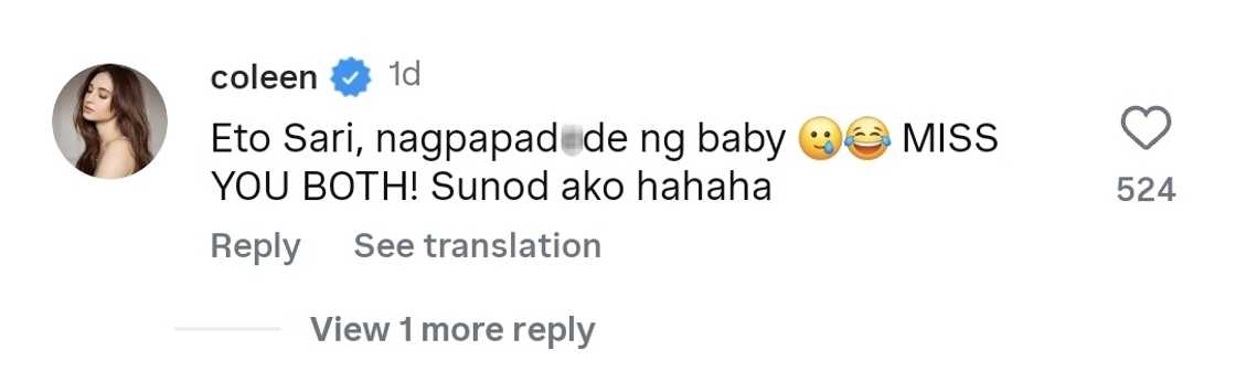 Coleen Garcia responds to Ellen Adarna's playful post asking where she is amid reunion with Arci Muñoz Coleen Garcia responds to Ellen Adarna's playful post asking where she is amid reunion with Arci Muñoz