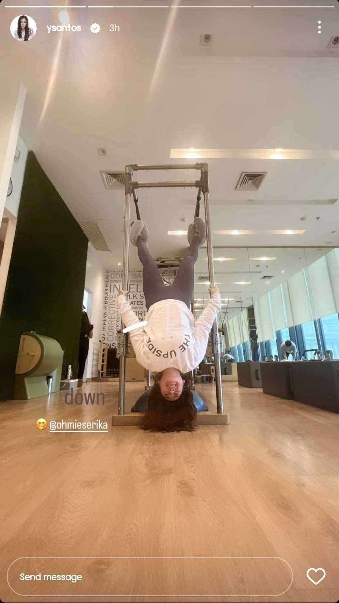 Yen Santos gives a glimpse into her recent pilates session in viral online posts