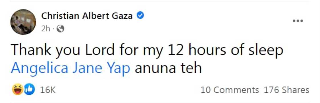 Xian Gaza, tinag si Angelica Yap o ‘Pastillas Girl’ sa isang post: “anuna teh”