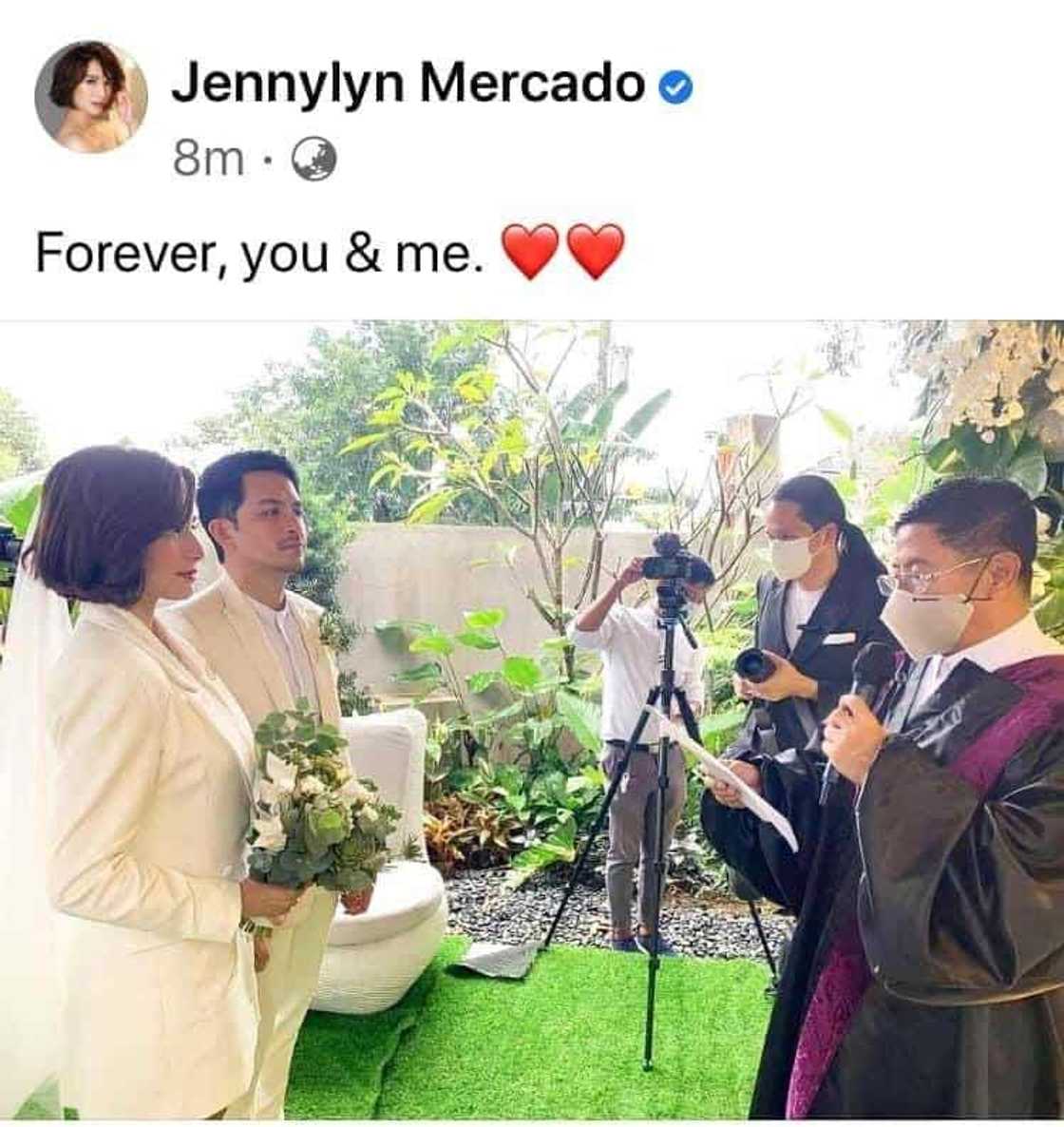 Netizen congratulates Jennylyn Mercado and Dennis Trillo after actress posted wedding photo Netizen congratulates Jennylyn Mercado and Dennis Trillo after actress posted wedding photo