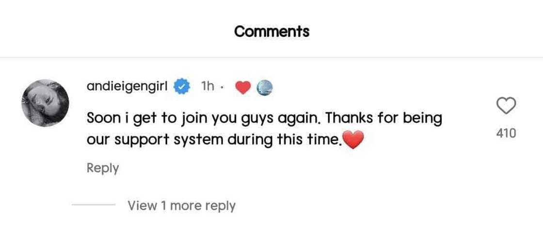 Andi Eigenmann, pinasalamatan si Philmar Alipayo: "Our support system"