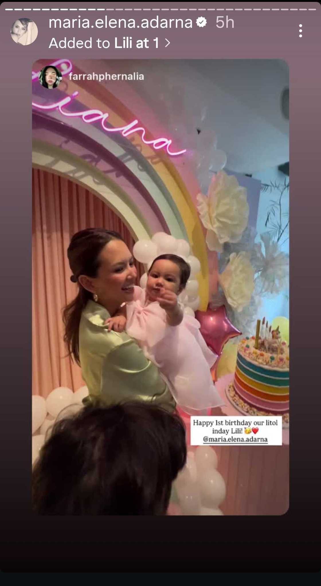 Ellen Adarna shares glimpse of daughter Liana’s heartwarming birthday celebration Ellen Adarna shares glimpse of daughter Liana’s heartwarming birthday celebration