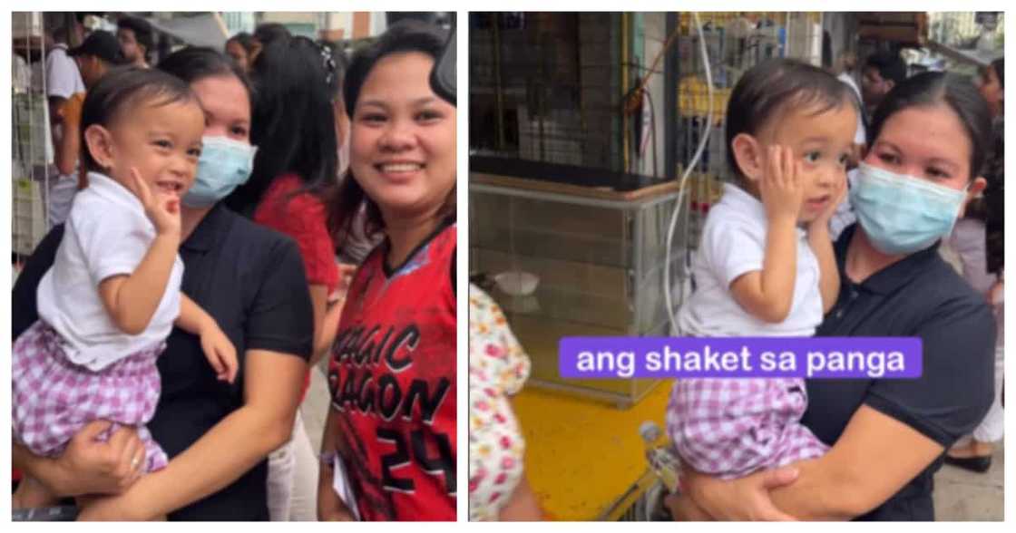 Sarina Hilario, nangawit ang panga pero todo-smile sa mga nagpapa-picture sa kanya Sarina Hilario, nangawit ang panga pero todo-smile sa mga nagpapa-picture sa kanya