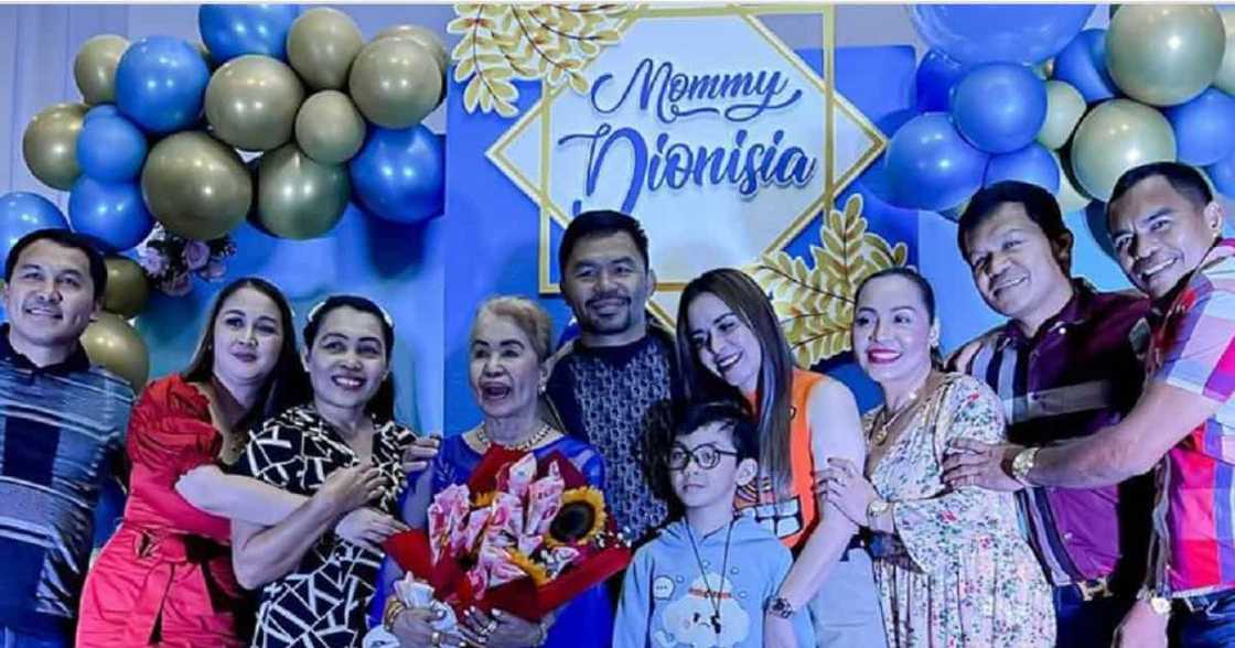 Mommy Dionisia celebrates 73rd birthday with Manny Pacquiao and family Mommy Dionisia celebrates 73rd birthday with Manny Pacquiao and family