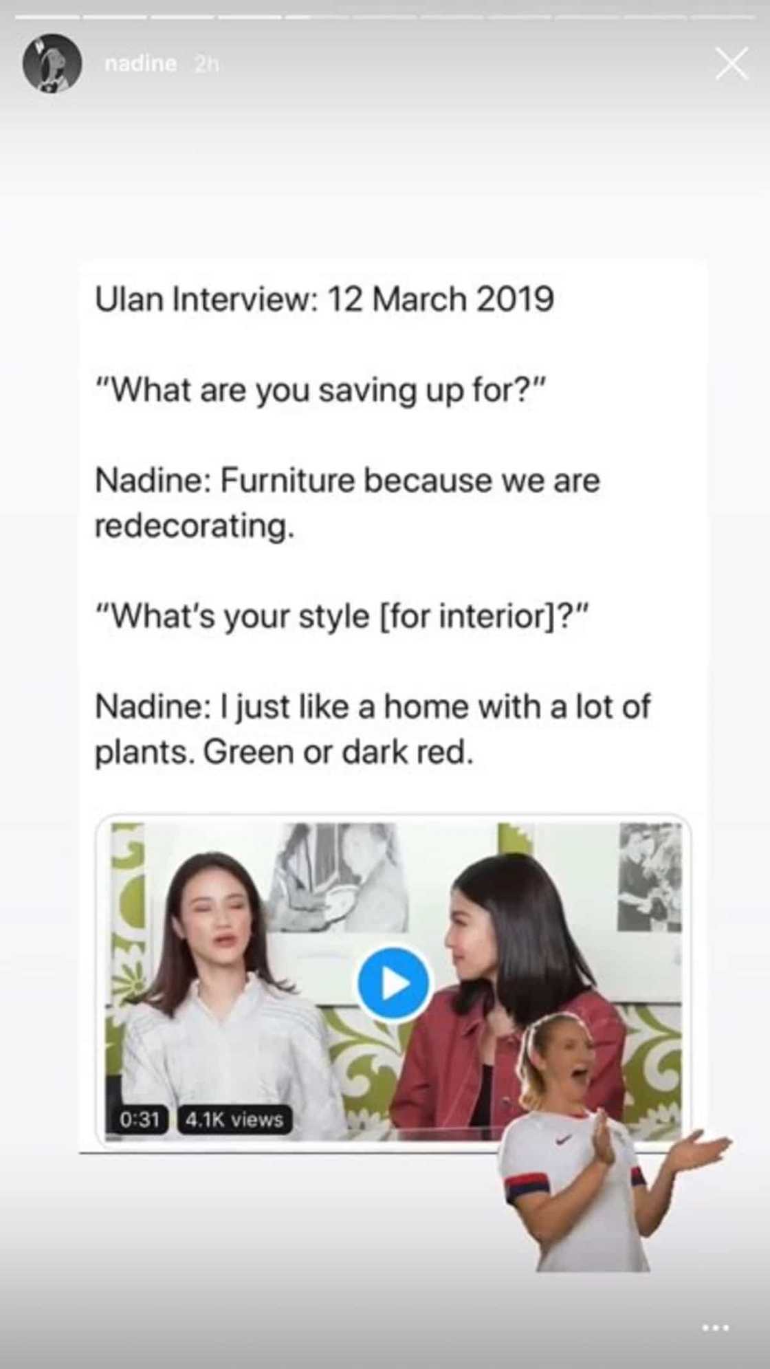 James Reid's ex-GF Ericka Villongco and Nadine Lustre's Instagram stories trigger mixed reactions James Reid's ex-GF Ericka Villongco and Nadine Lustre's Instagram stories trigger mixed reactions