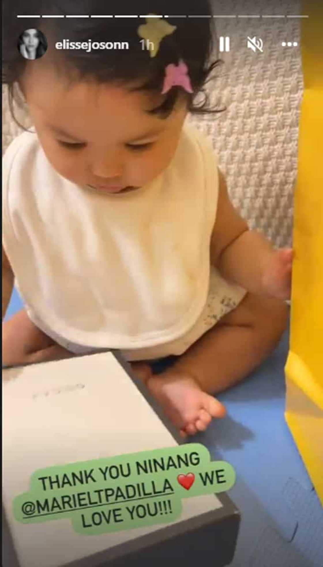 Elisse Joson and McCoy de Leon's baby Felize McKenzie receives expensive gifts from Mariel Padilla Elisse Joson and McCoy de Leon's baby Felize McKenzie receives expensive gifts from Mariel Padilla