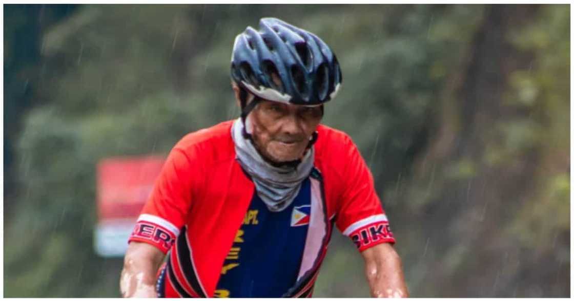 82-anyos, kayang-kaya pang magbisikleta sa matatarik na kurbadang daan 82-anyos, kayang-kaya pang magbisikleta sa matatarik na kurbadang daan