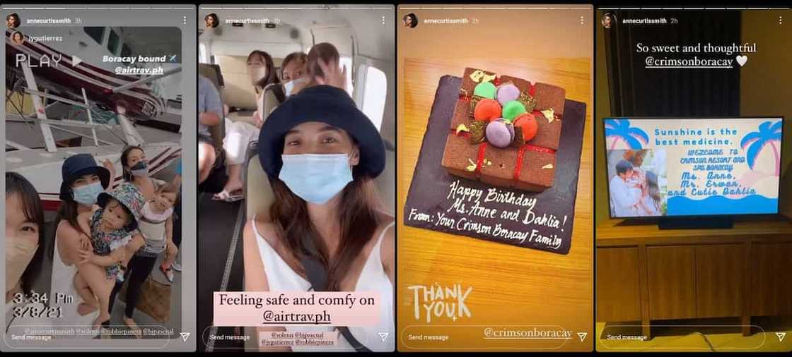 Anne Curtis, Solenn Heussaff fly to Boracay with baby Dahlia and Thylane