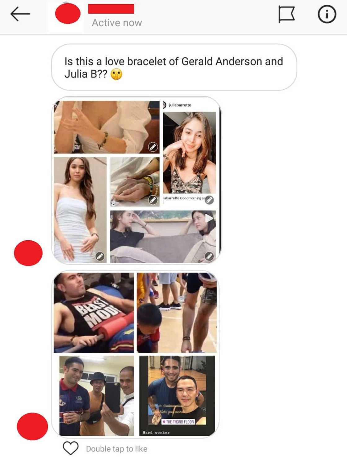 Netizen speculates that Julia Barretto and Gerald Anderson are wearing similar bracelets Netizen speculates that Julia Barretto and Gerald Anderson are wearing similar bracelets