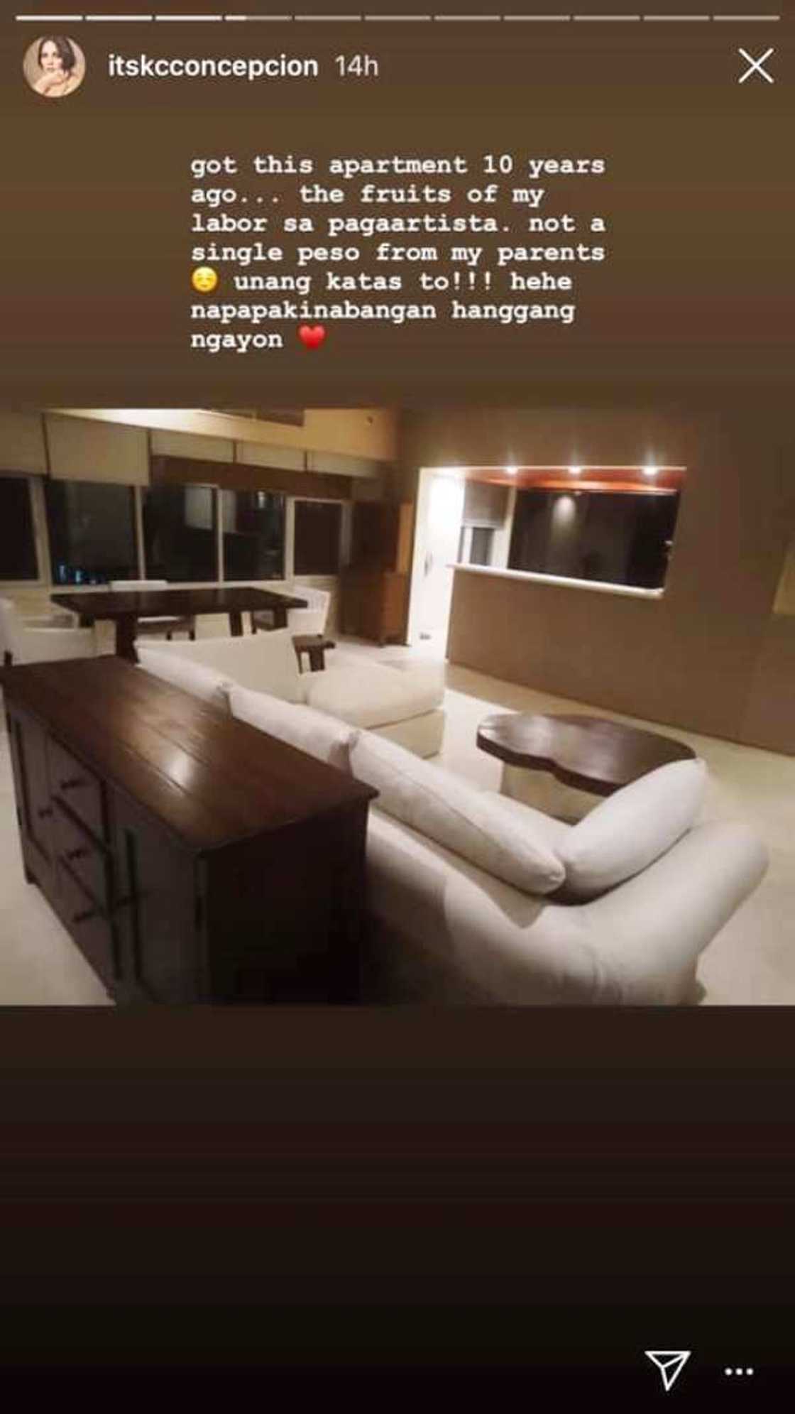KC Concepcion, proud na ibinahagi ang unang katas ng kanyang pag-aartista KC Concepcion, proud na ibinahagi ang unang katas ng kanyang pag-aartista