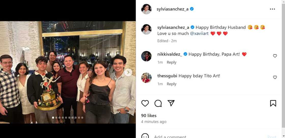 Sylvia Sanchez shares glimpses of husband Arturo Atayde's lovely birthday celebration Sylvia Sanchez shares glimpses of husband Arturo Atayde's lovely birthday celebration