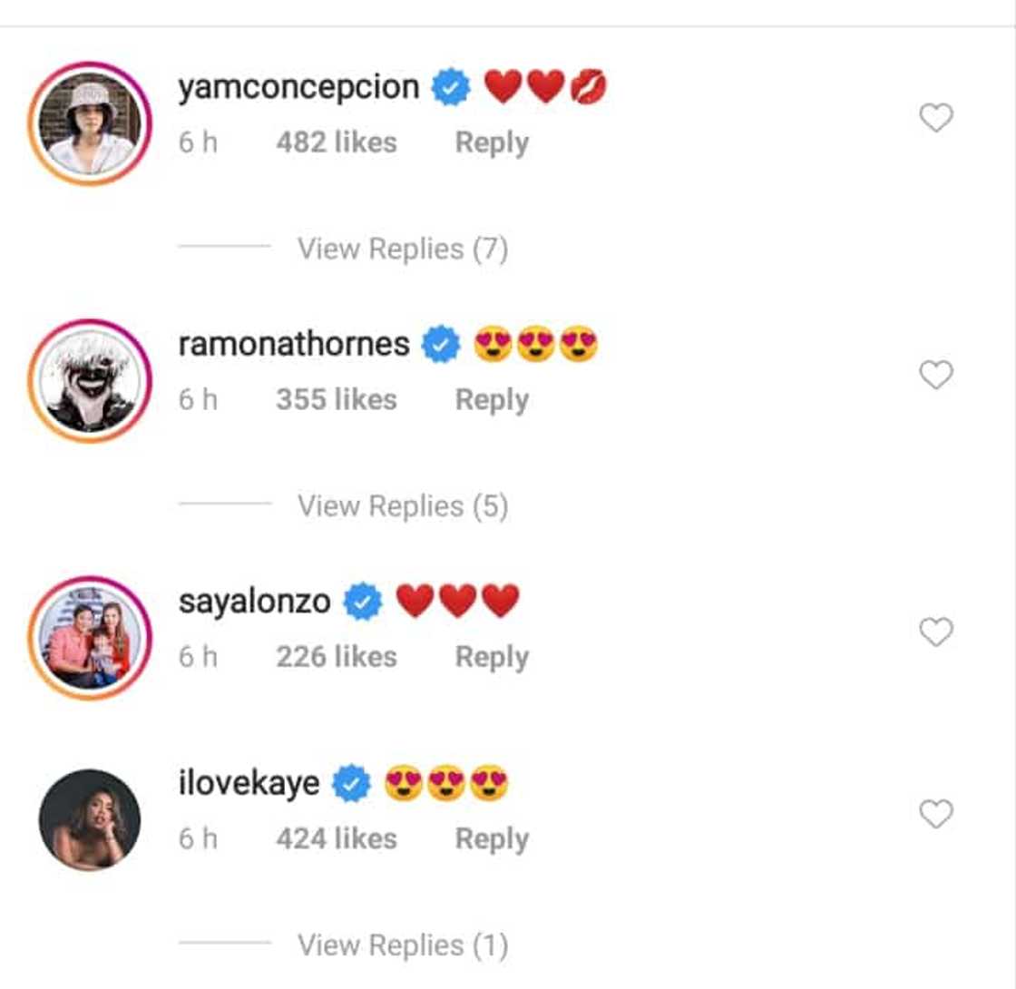 Yam Concepcion, Arci Muñoz comment on Bea Alonzo's viral post Yam Concepcion, Arci Muñoz comment on Bea Alonzo's viral post