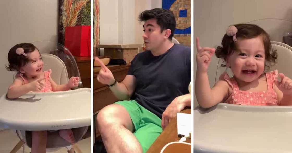 Video ni Baby Peanut na tumatawa habang pabirong pinapagalitan ni Luis Manzano, viral