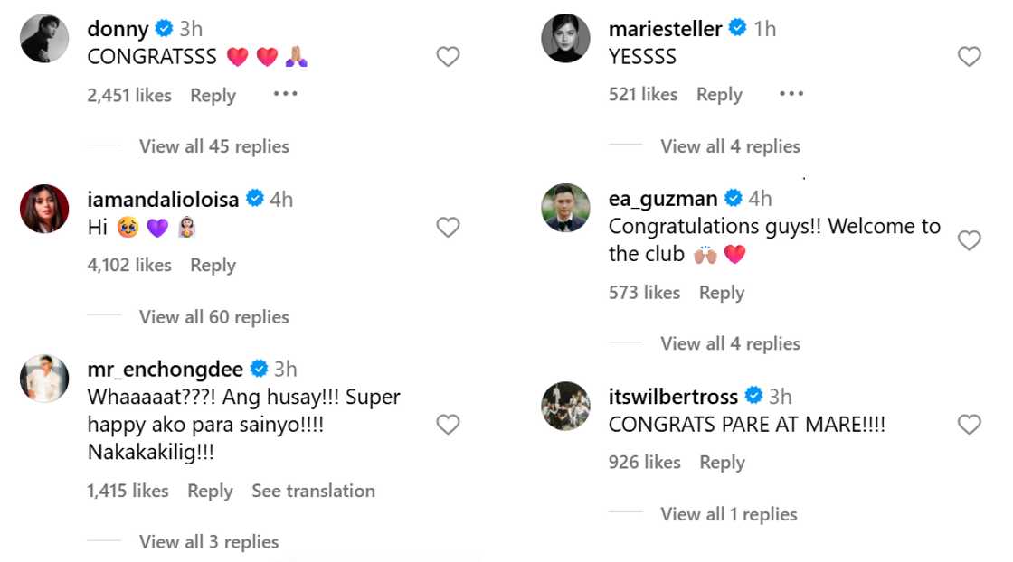 Celebrities react to Loisa Andalio, Ronnie Alonte’s wedding